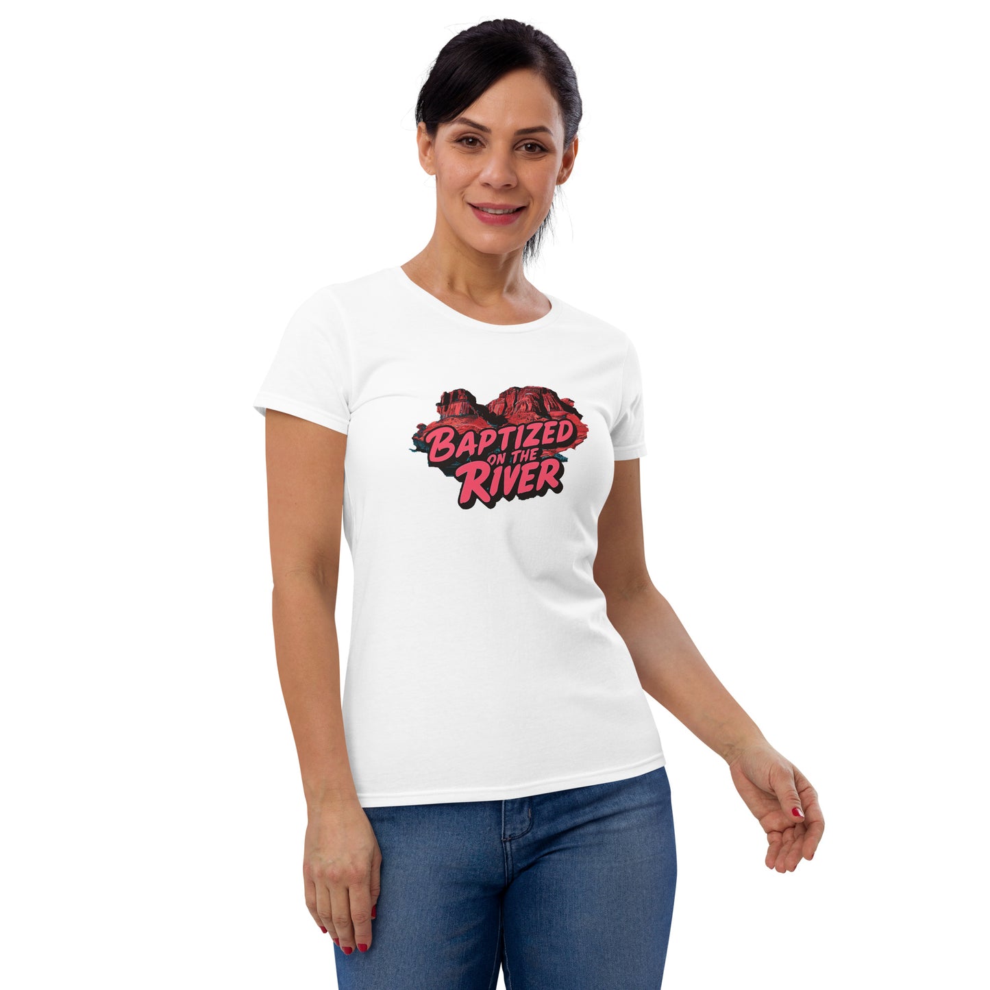 Baptized On The River Woman's t-shirt