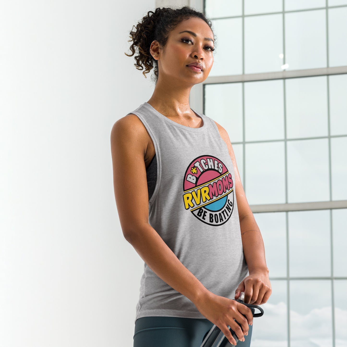 B*tches Be Boating! Ladies’ Muscle Tank