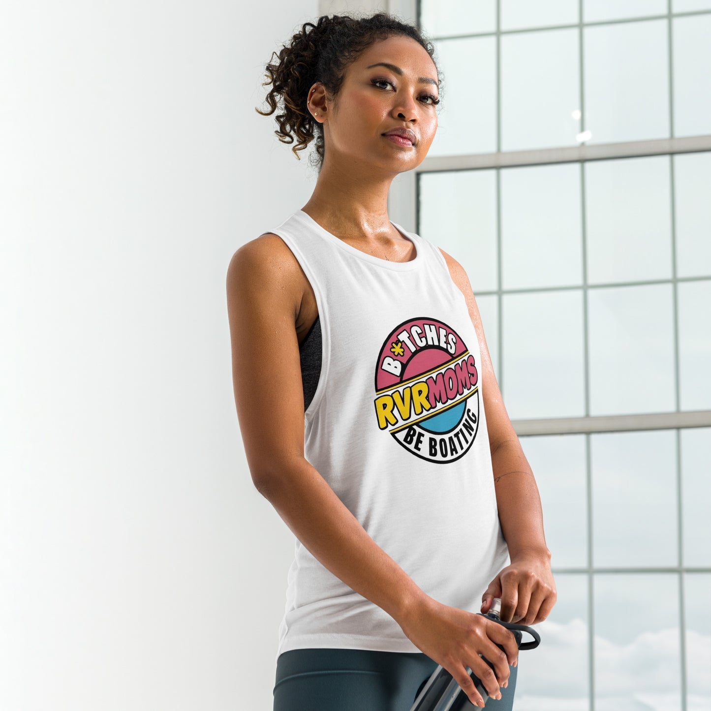 B*tches Be Boating! Ladies’ Muscle Tank