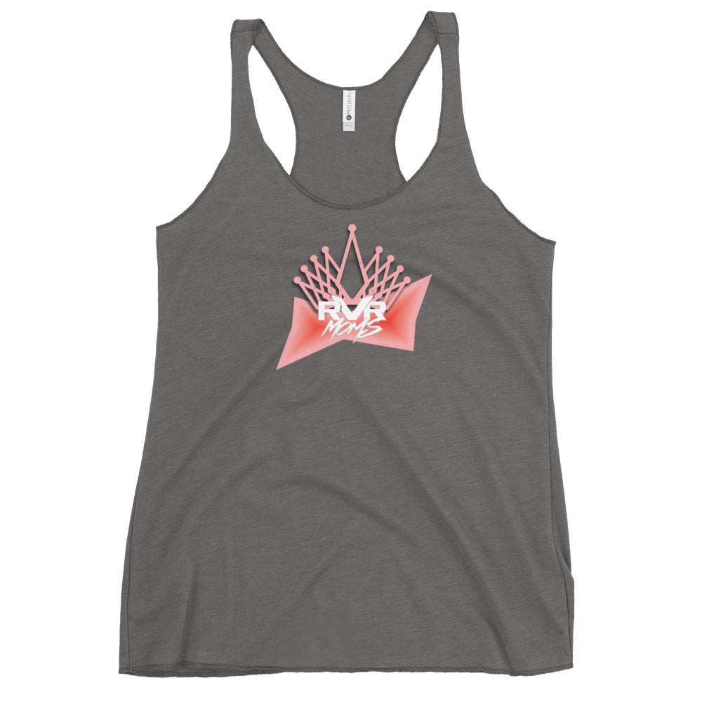 Mom Deserves A Crown Woman's Racerback Tank