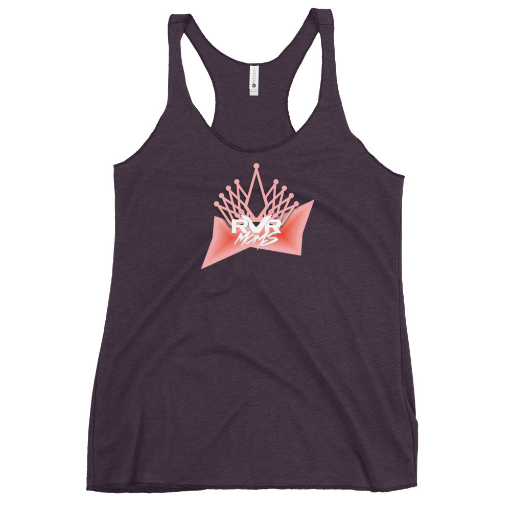 Mom Deserves A Crown Woman's Racerback Tank